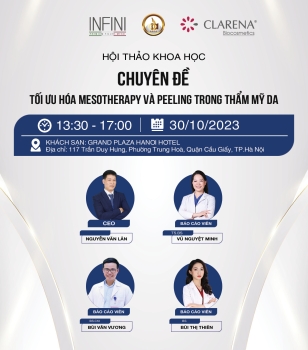 HỘI THẢO KHOA HỌC - TỐI ƯU HÓA MESOTHERAPY VÀ PEELING TRONG THẨM MỸ DA